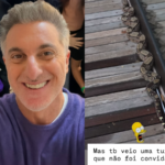 Luciano Huck mostra visita inesperada de jiboia em sua mansão no Rio e brinca: “Não foi convidada”
